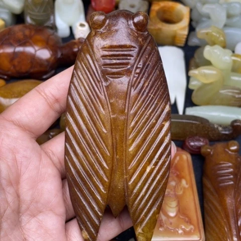 未镶嵌蛇纹石玉颈饰63