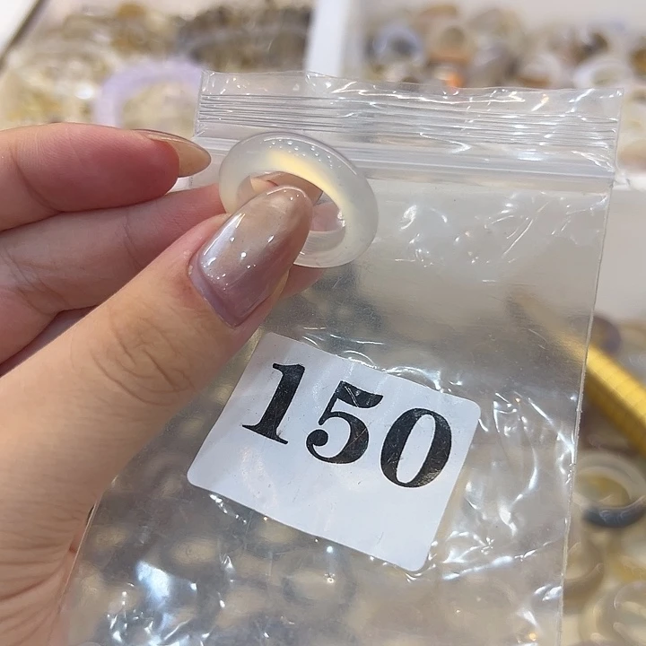 玛瑙/玉髓戒指合金150港15