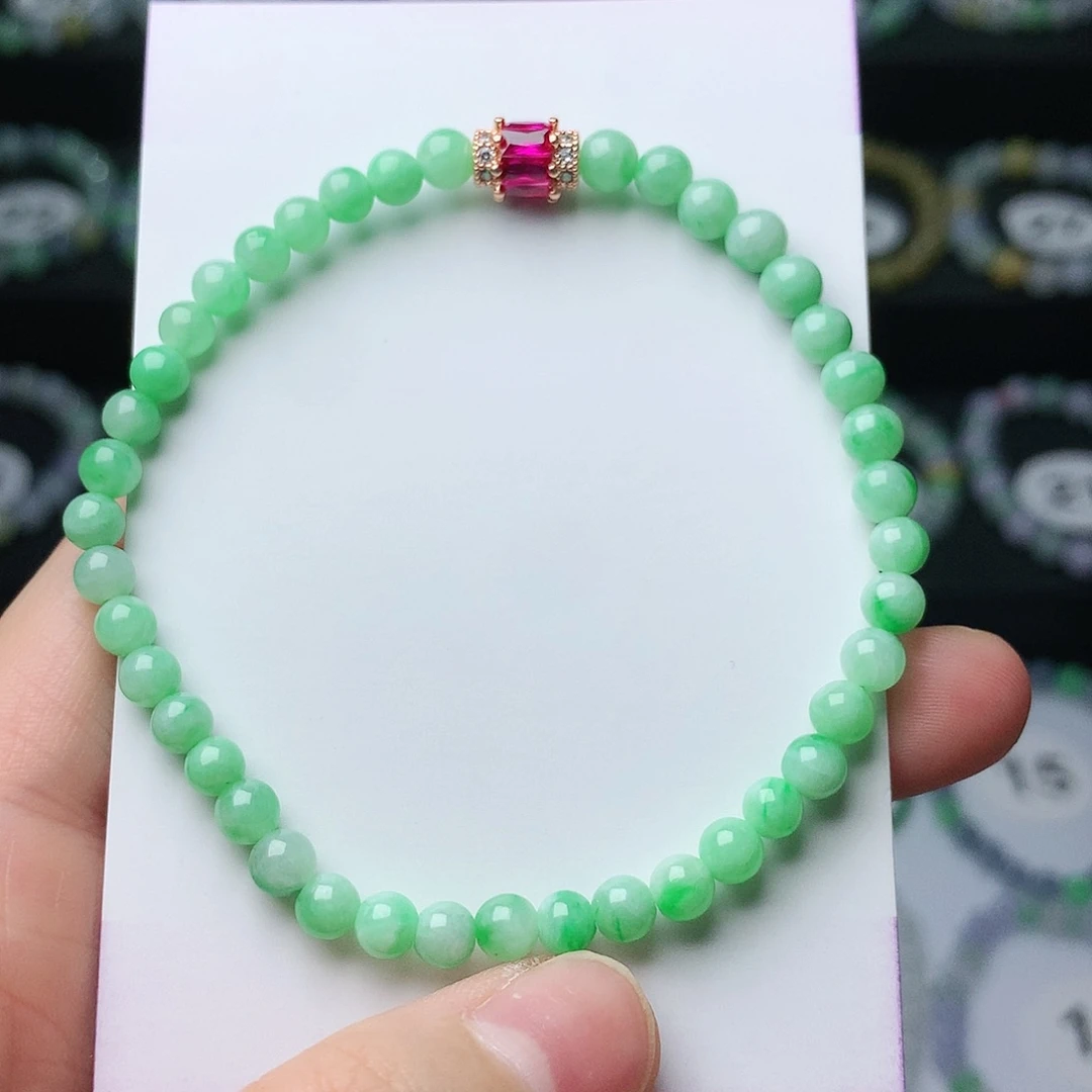 未镶嵌手链翡翠翡翠