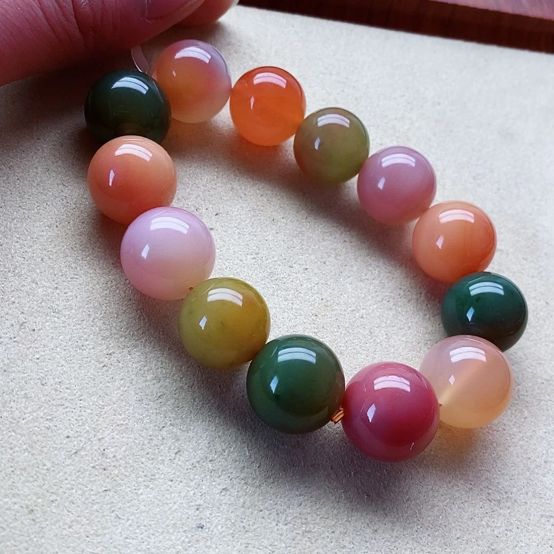 玛瑙手饰未镶嵌盐源032