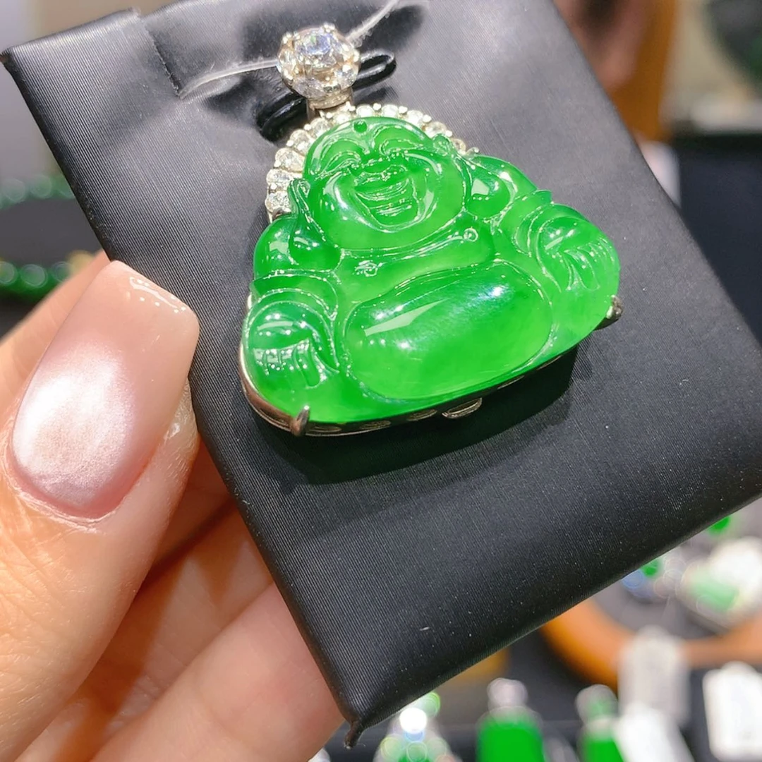 【闪购商品】颈饰银S925镶嵌翡翠41柒姐