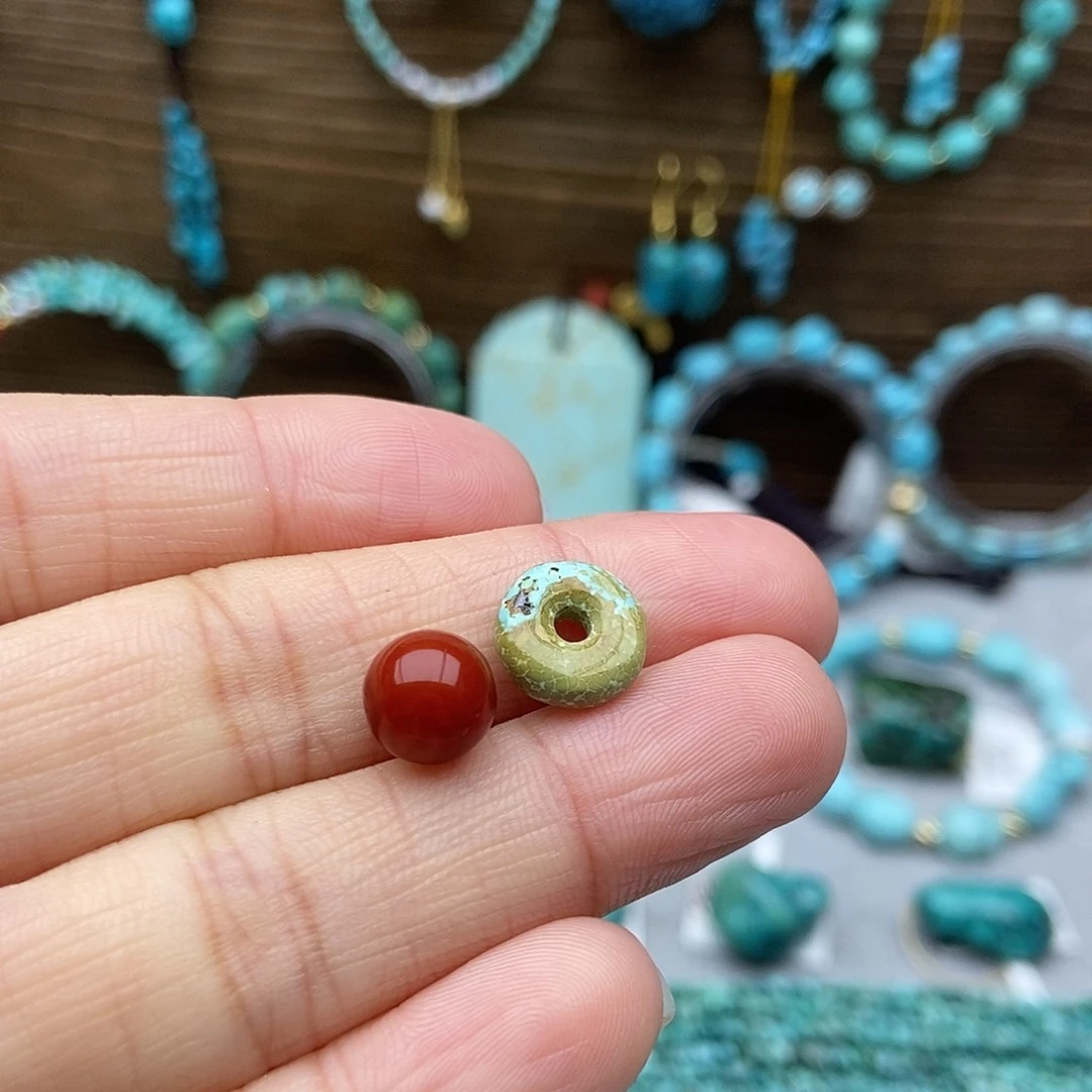 南红玛瑙未镶嵌扣子