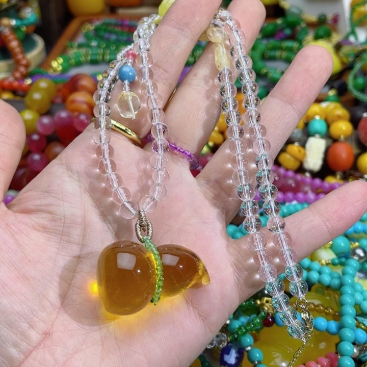 树脂制品73号葫芦项链
