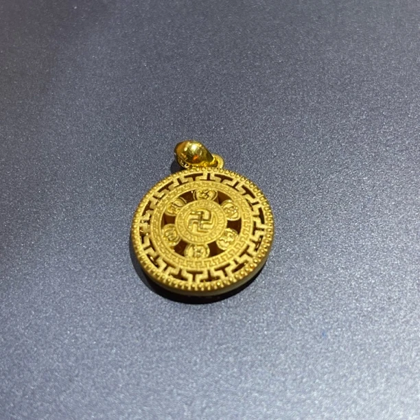 足金饰品 足金999小版罗盘 2.33