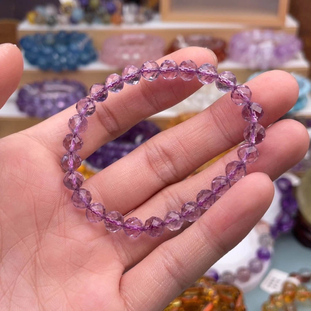 未镶嵌水晶手链紫水晶