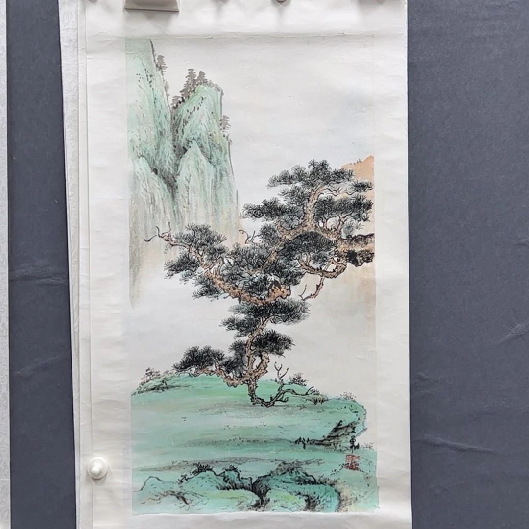 国画李文军两平尺仿古
