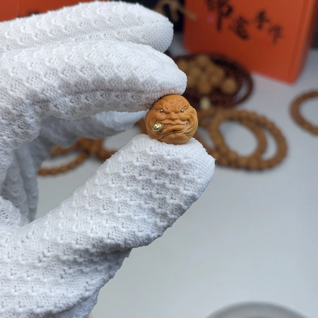 【闪购商品】猴头核桃吊坠池*镶铜单颗