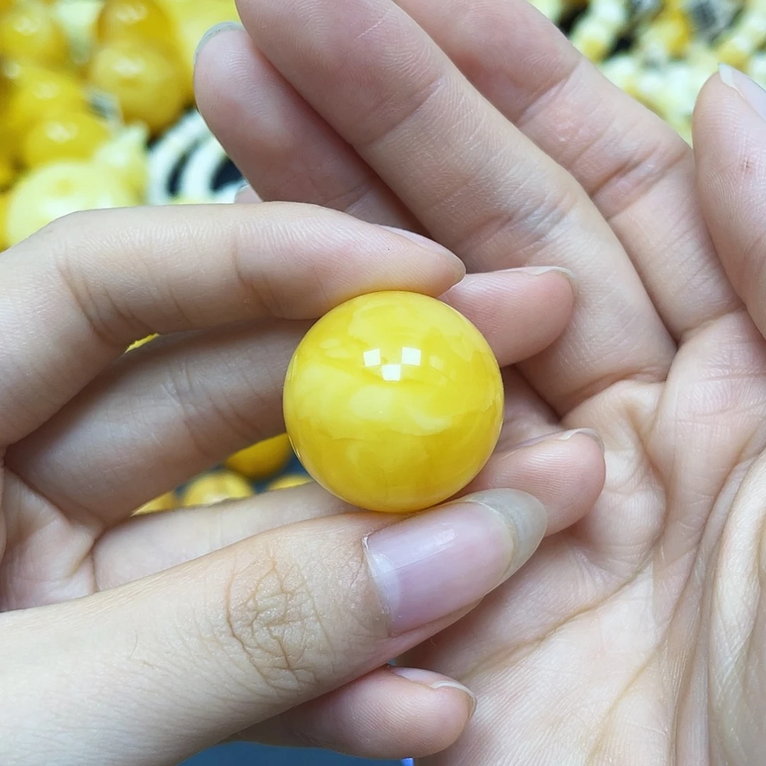 裸石蜜蜡未镶嵌圆珠23.5mm