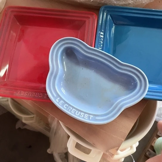 盘外贸单2个陶瓷英寸 送熊头