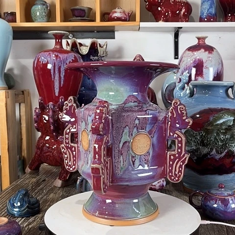 瓷片神垕镇钧瓷艺术