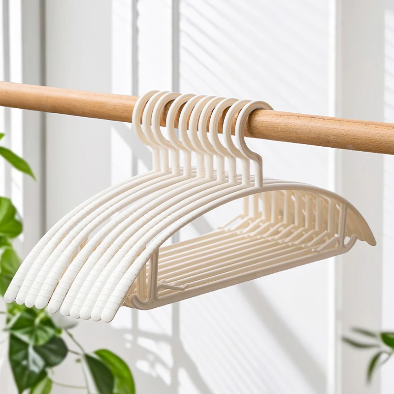 加粗窗台无痕衣架晾晒免安装加粗家用防滑衣架庭院挂衣架家用衣撑