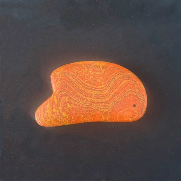 【小艾砭石】泗水砭石正品刮板刮痧板面部经络肩颈按摩全身背部通用