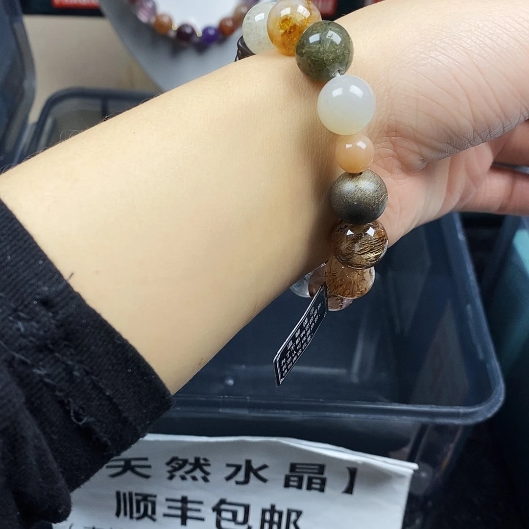 手链银S925镶嵌水晶