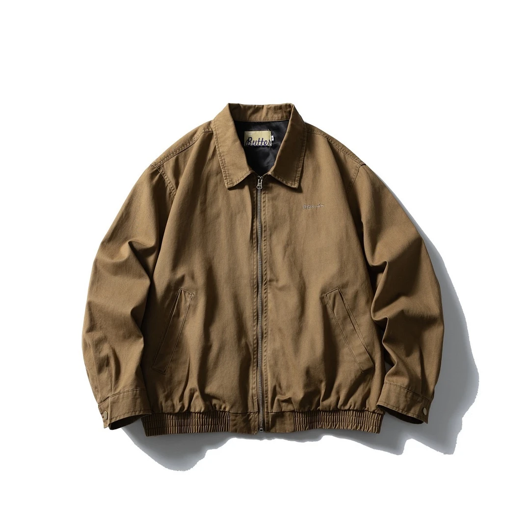 【Bully Studio】 2025 春季新款日系复古休闲翻领夹克