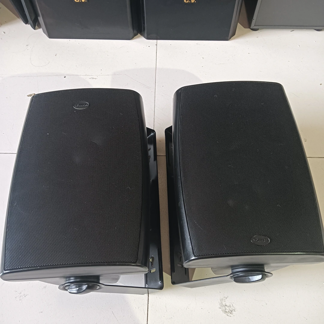 二手家庭影院设备壁挂一对。不包邮，运费到付。