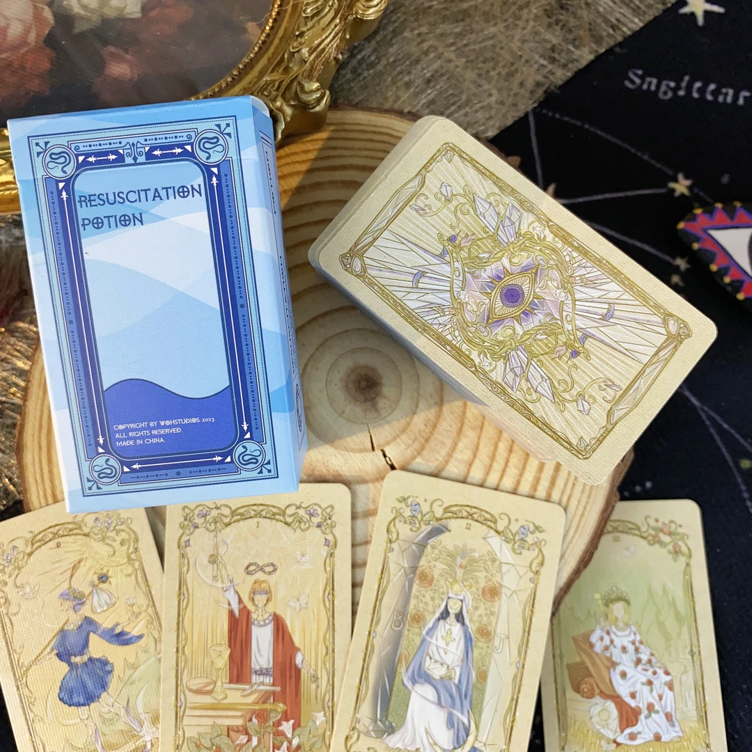 正版【美杜莎之眼】塔罗牌韦特系78张黑芯纸