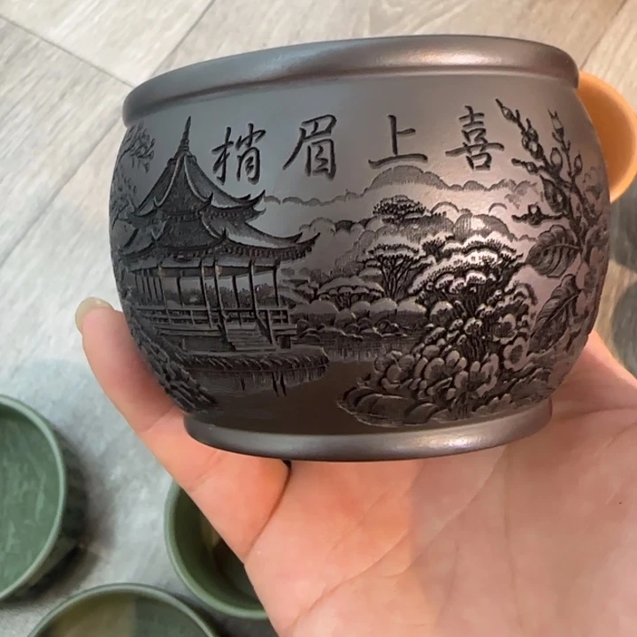 茶杯紫砂全手工制作工艺