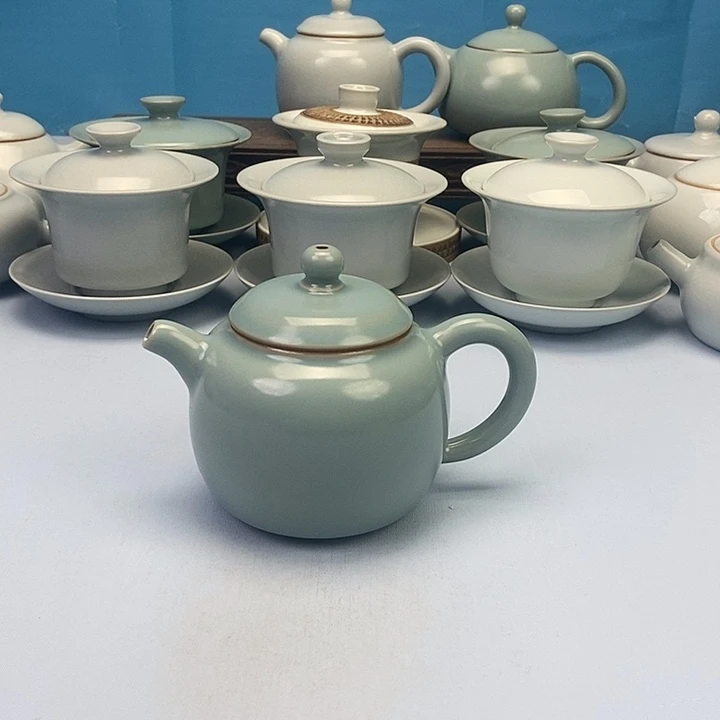 壶仿古青绿釉龙蛋壶原矿原釉原产地