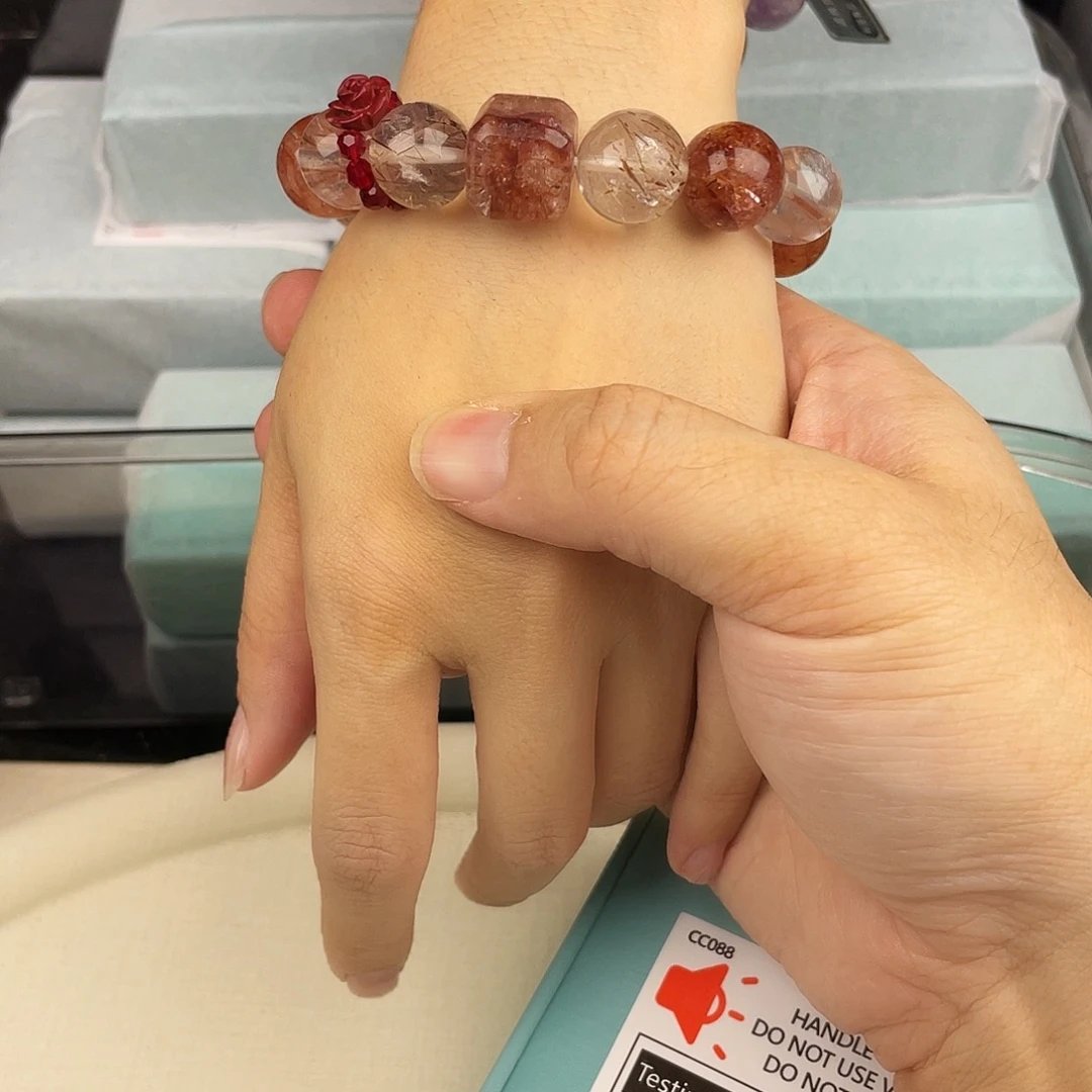 手串银S925镶嵌水晶