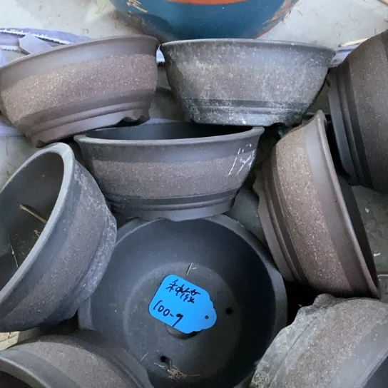 紫砂花盆100-9。       19-8