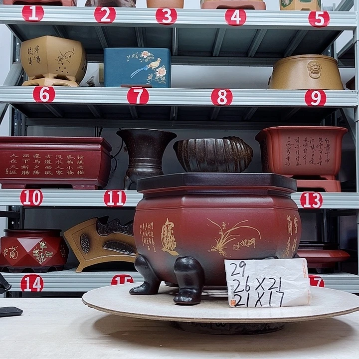 紫砂花盆紫砂花盆