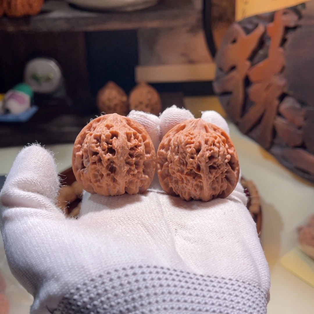 把件文玩核桃38红的快全品