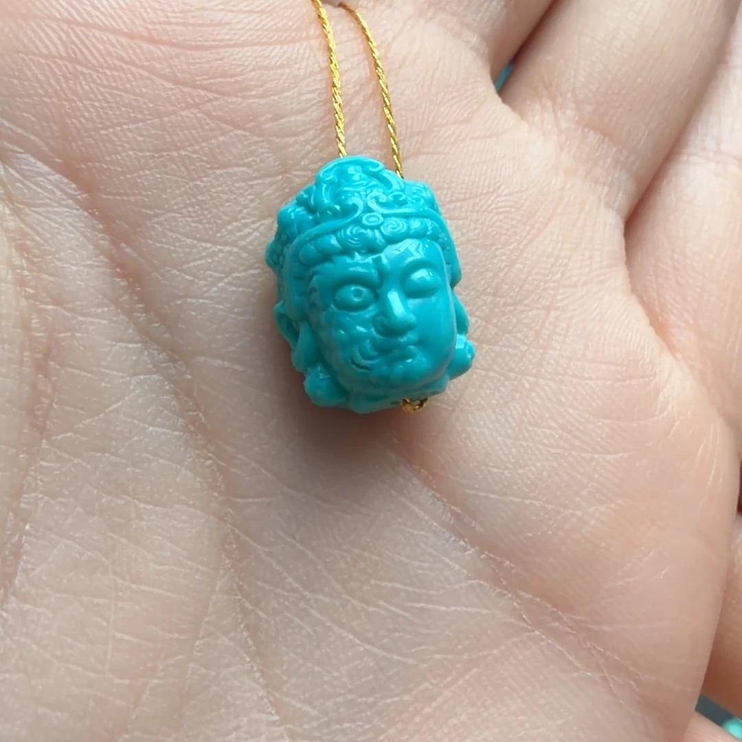 绿松石未镶嵌颈饰