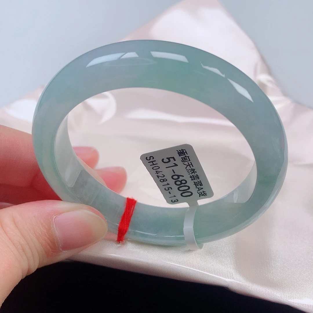 未镶嵌手镯翡翠51正圈