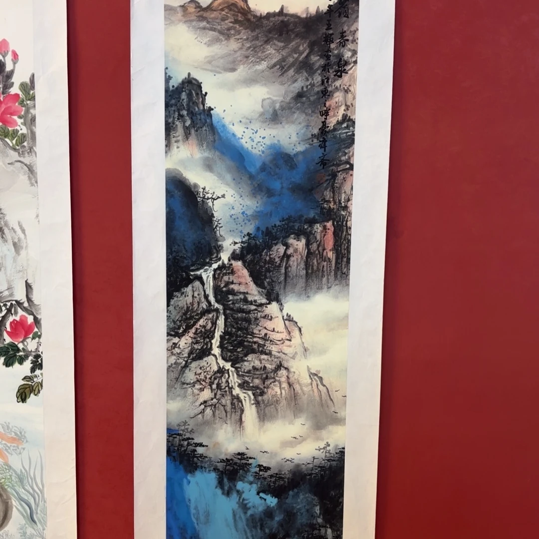 竖款精品书画作品