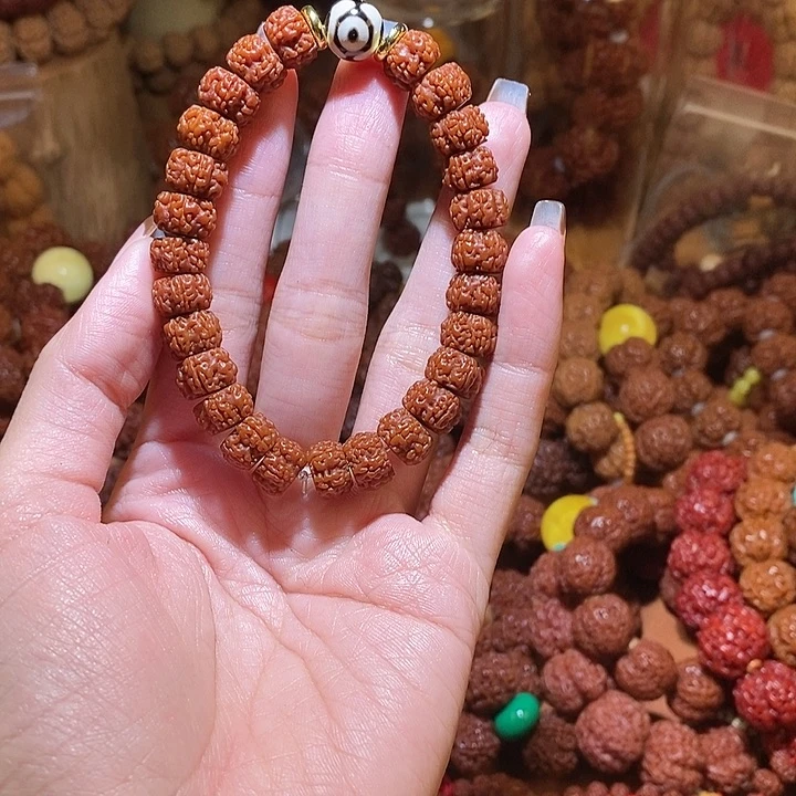 吊坠金刚菩提105玉华藏切单圈白珠