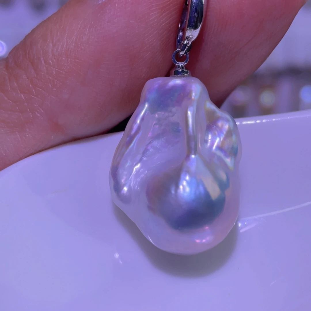 天然淡水珍珠吊坠未镶嵌淡水珍珠