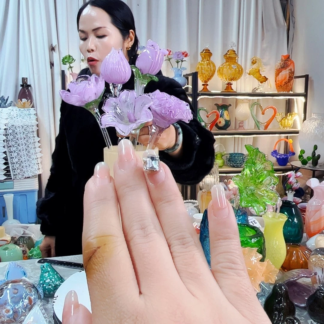 5花家悦美居琉璃摆件