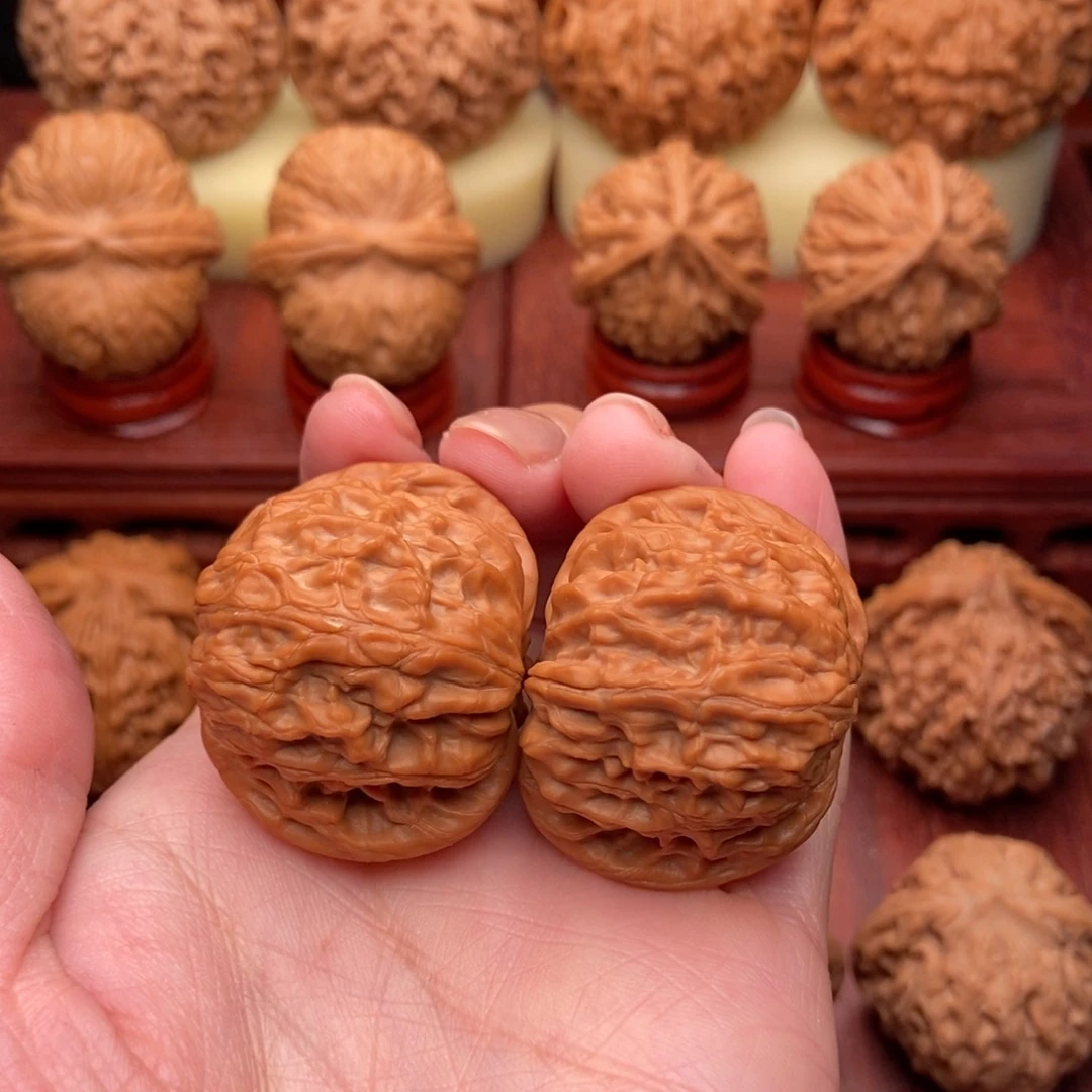 桃核把件山地磨盘38