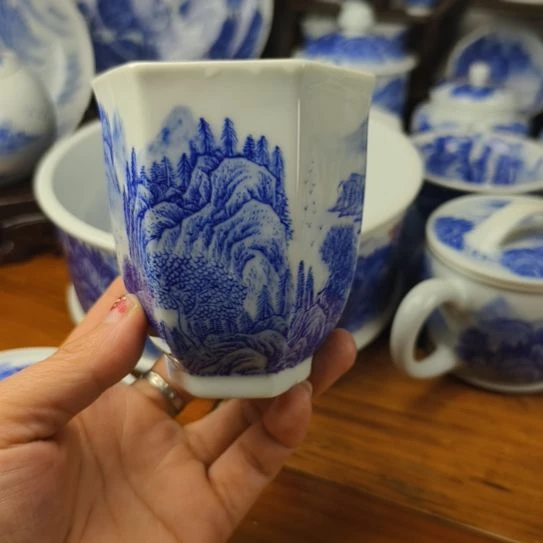 起***了全手工山水公道杯（福利品）