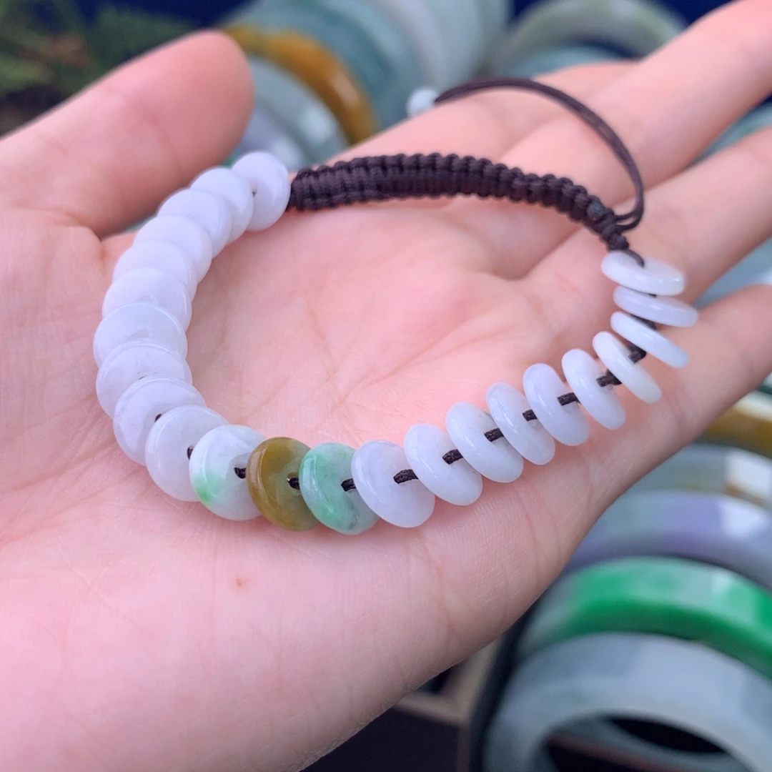 翡翠未镶嵌手链手链