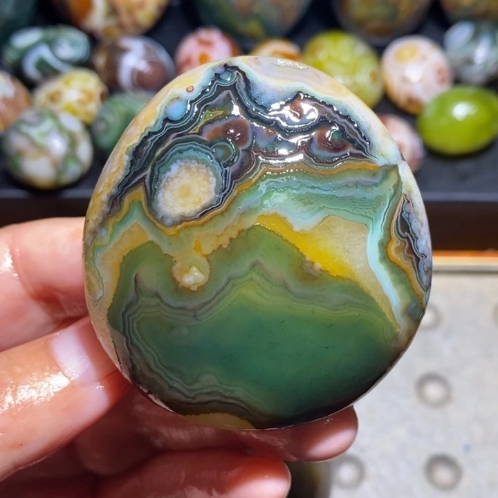 未镶嵌玛瑙/玉髓珠宝半成品21