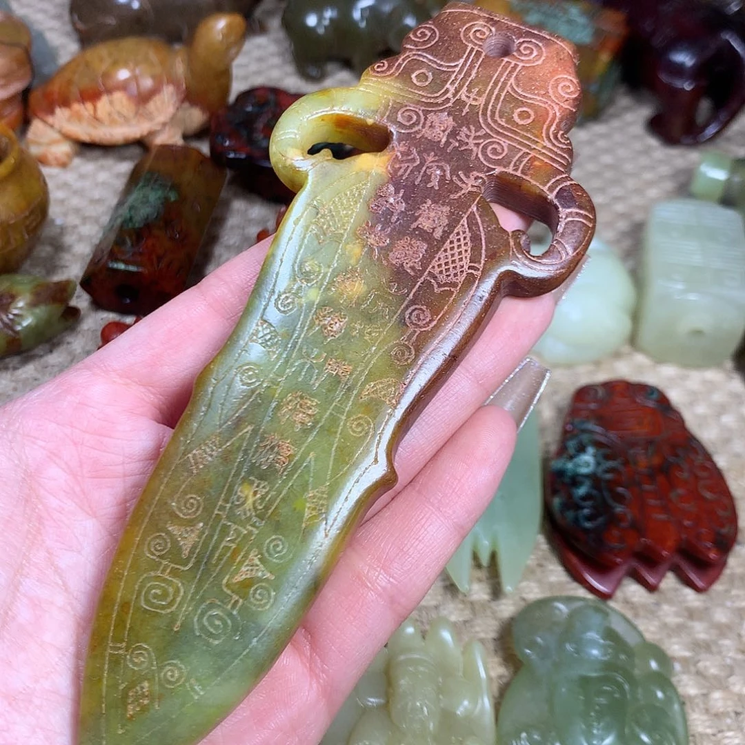 白玉菩提吊坠挂件