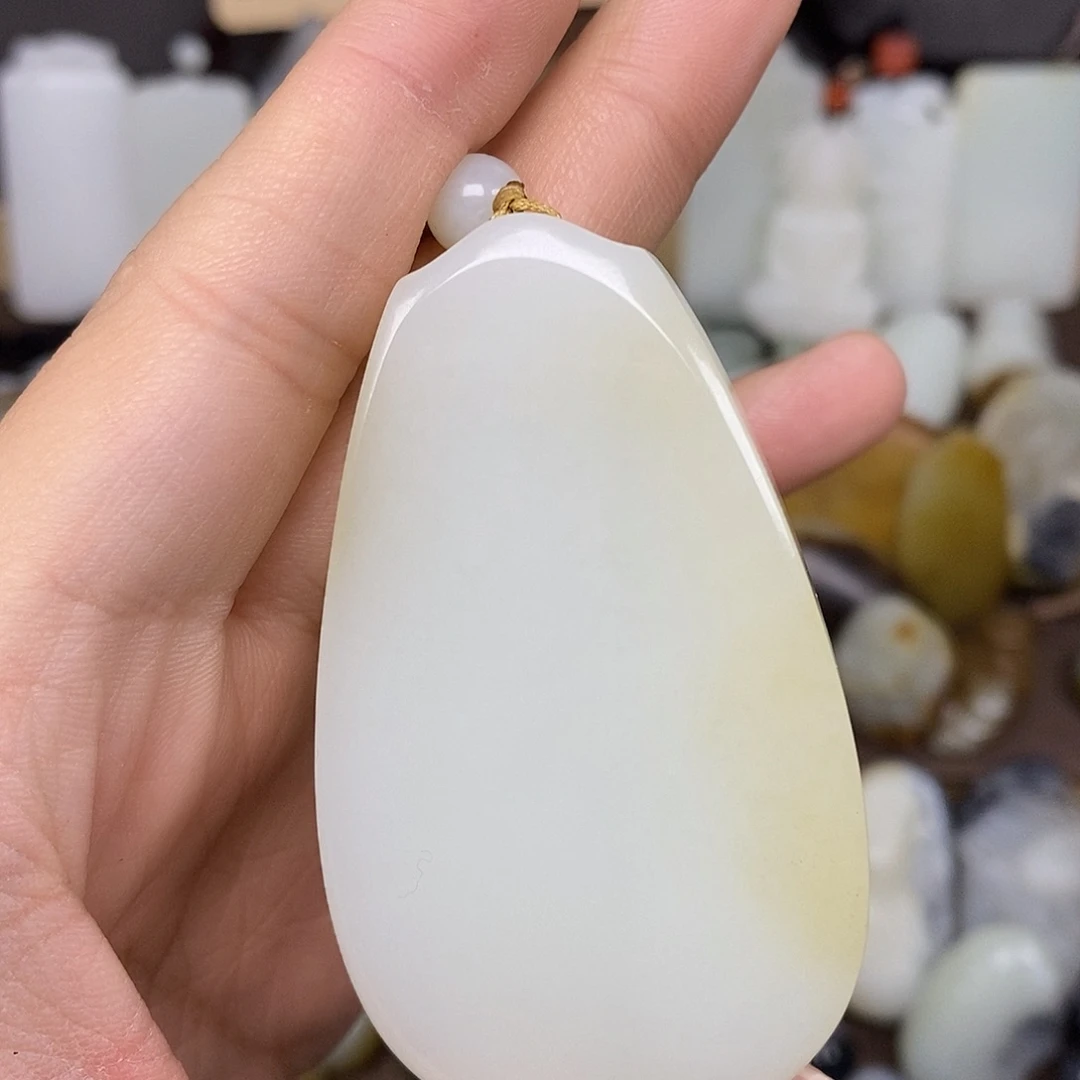 和田玉未镶嵌颈饰55