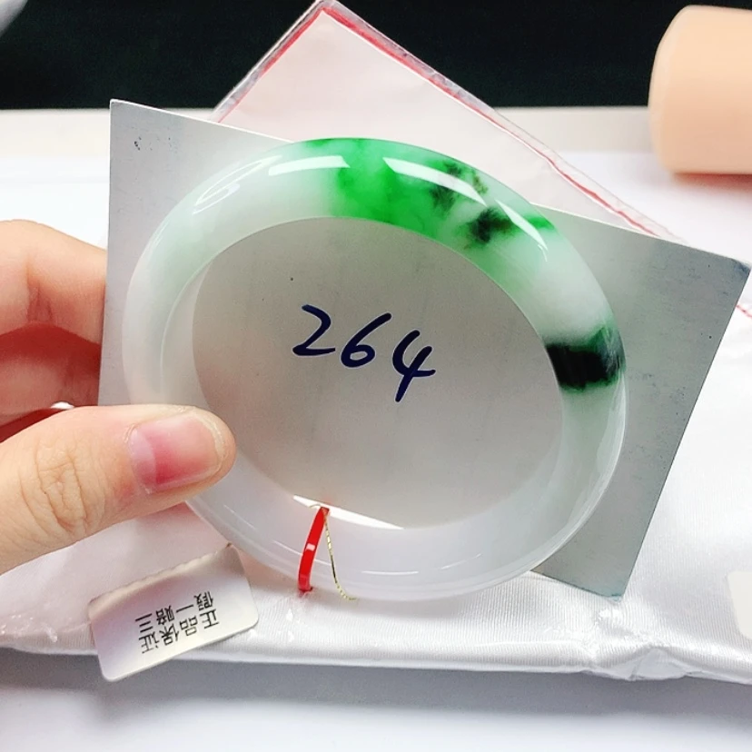 【闪购商品】翡翠手镯未镶嵌缅甸天然a货手镯58