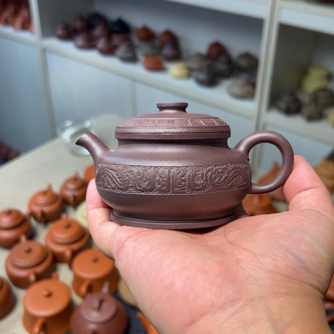 茶壶紫砂大*蕉紫砂壶瑕疵