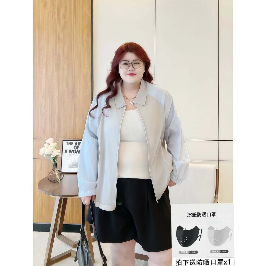 断码捡漏~东京流彩 / UPF50+山系撞色清爽防晒外套18228花契大码