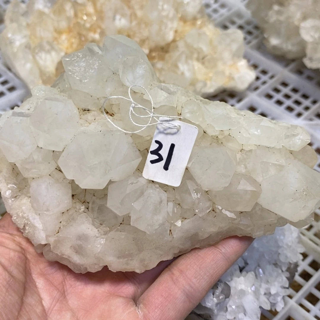 水晶水晶原石摆件未镶嵌小****七