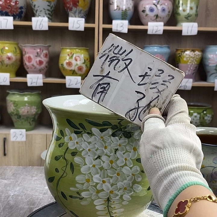 罐13xc景德镇陶瓷花盆