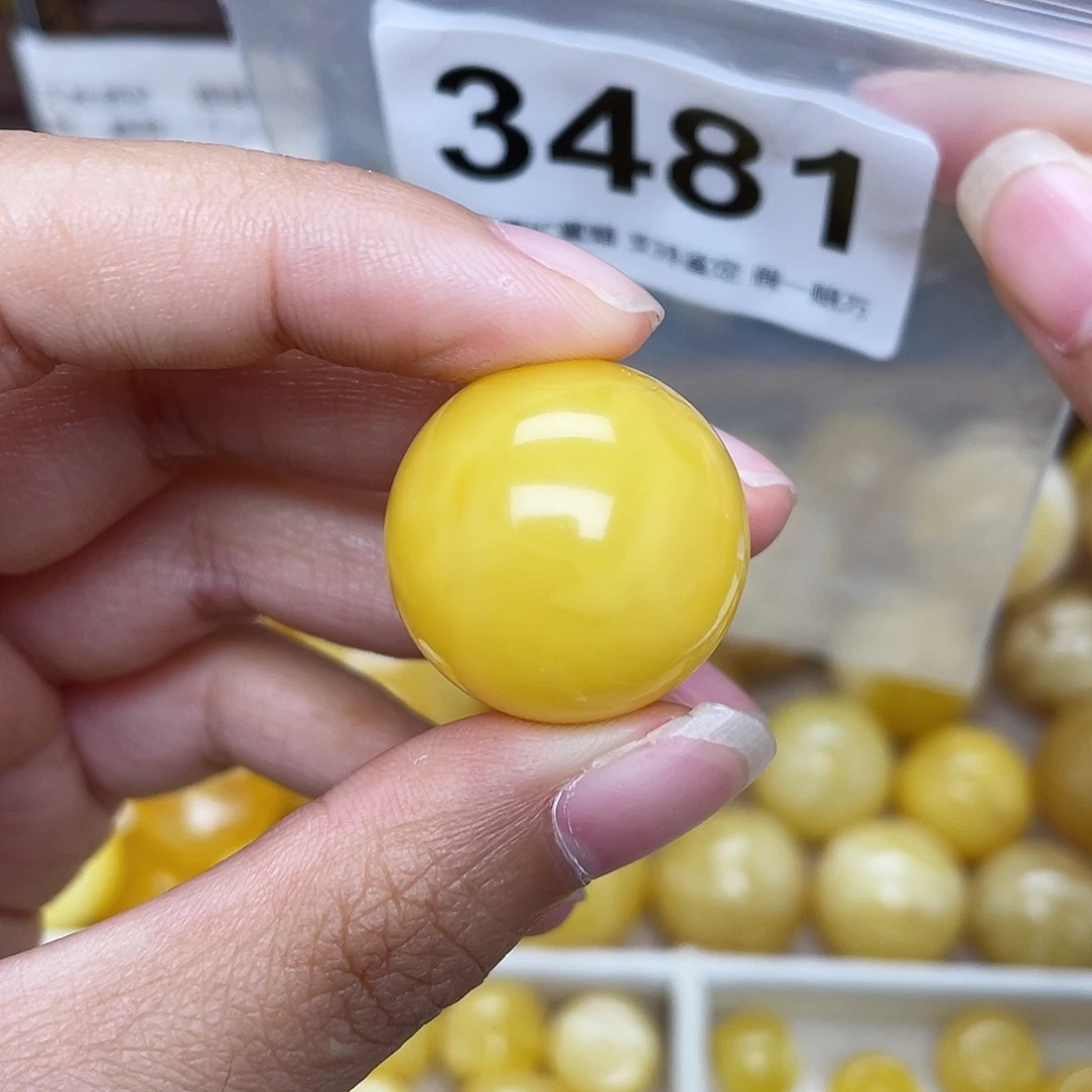 蜜蜡未镶嵌珠宝奇石23.1砂纹