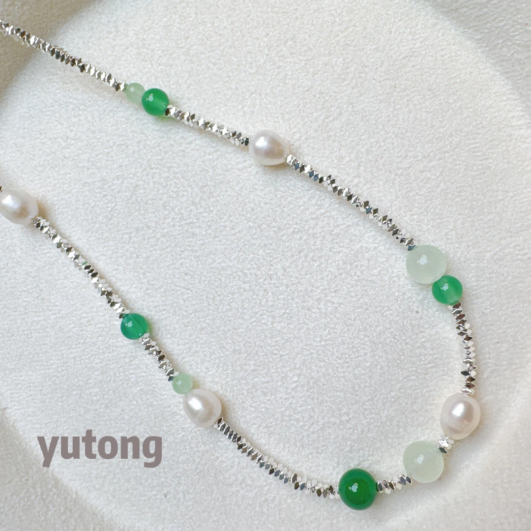 铜合金仿水晶项链 【雨桐轻奢饰品】设计款项链YT02279