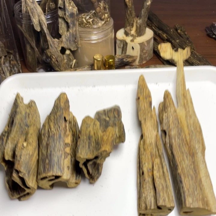 心***云沉香沉香碎屑虫漏151克