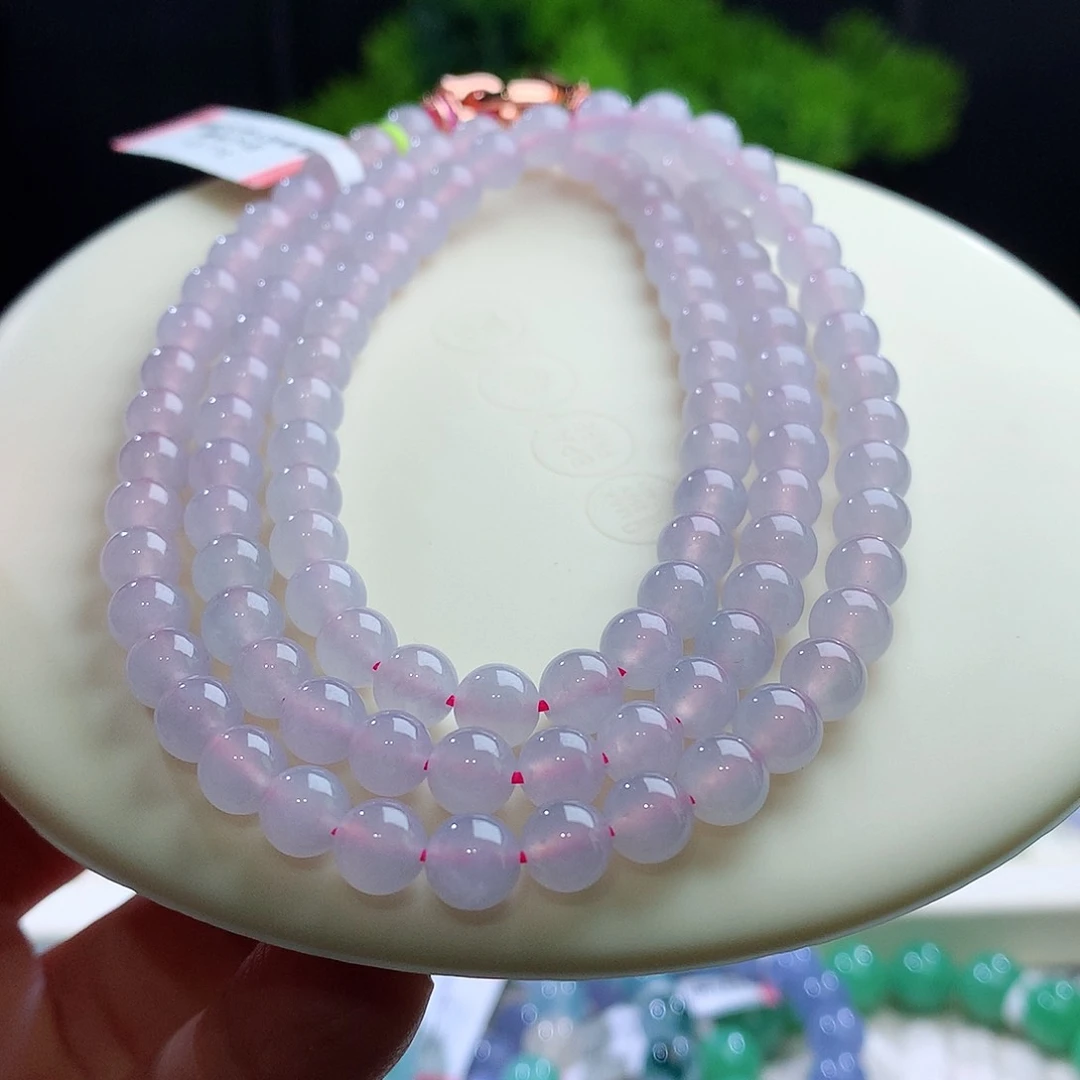 项链未镶嵌翡翠卡6mm