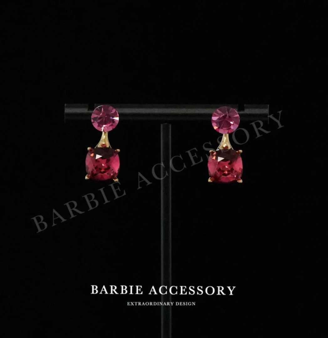 铜合金合成锆石耳饰 【星星小闪】轻奢设计款高级感耳环