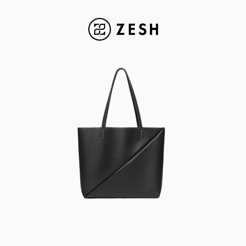 【新品上市】ZESH/泽尚 泽献大号托特包手提包电脑包女包单肩通勤