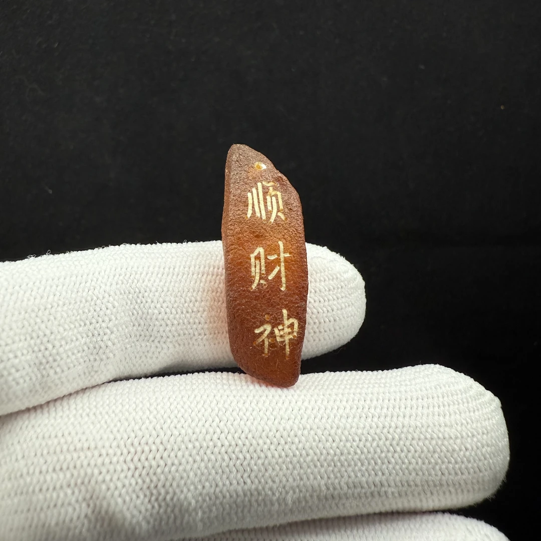 铜木质吊坠 J7142天然全皮吊坠10*34mm支持复检假一罚十